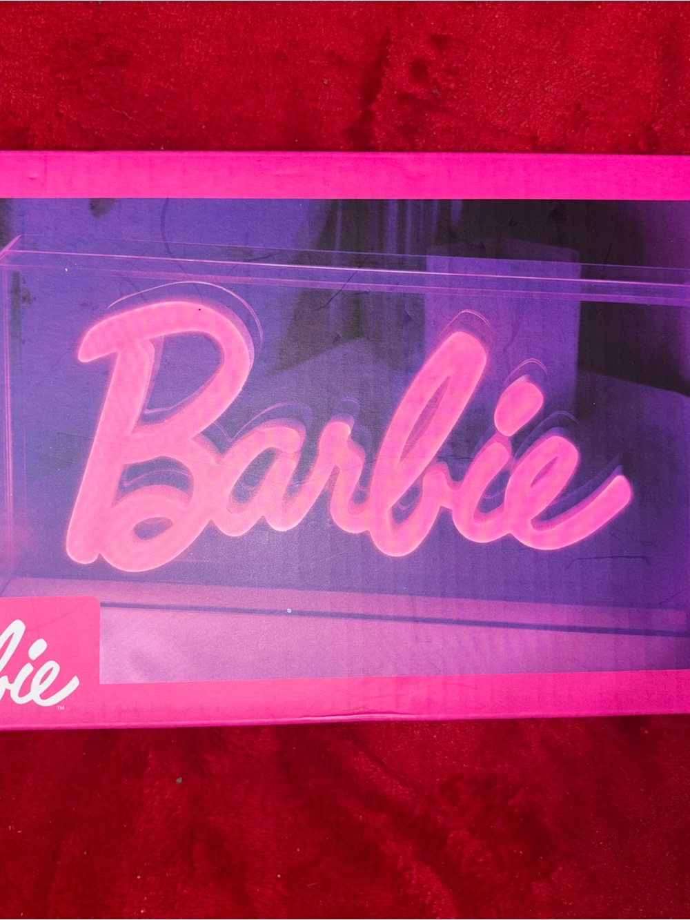Barbie neon sign